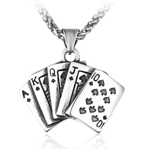 Unisex Mix Theme Retro Pendant Punk Vintage Totem Engle Hawk Biker Necklace