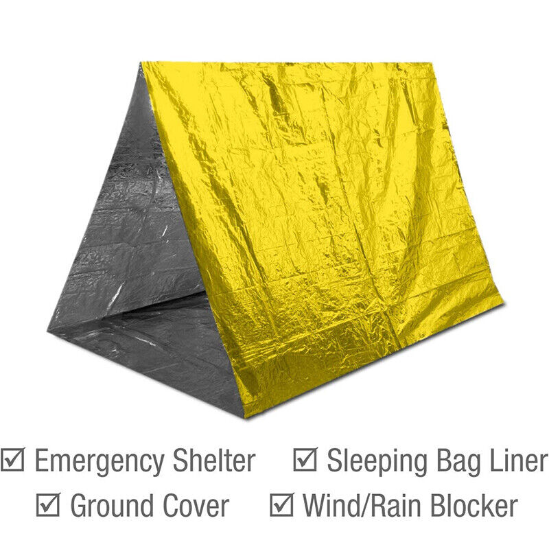 Camping First Aid Wilderness Warm Survival Insulation Rescue Emergency Blanket