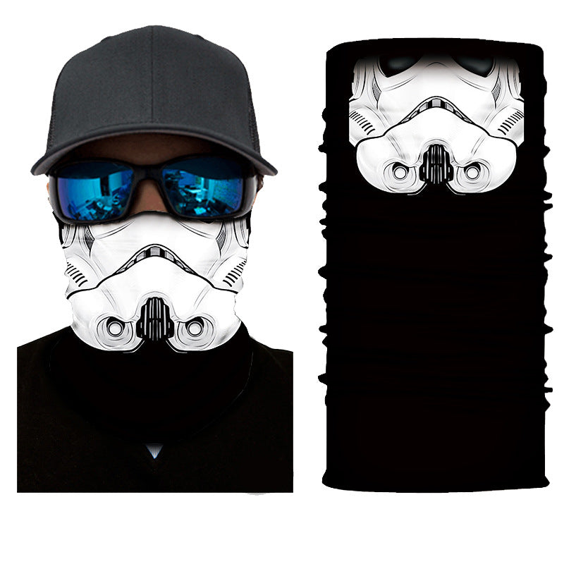Biker Motorcycle Cycling Face Mask Shield Protective Neck Tube Scarf Headband