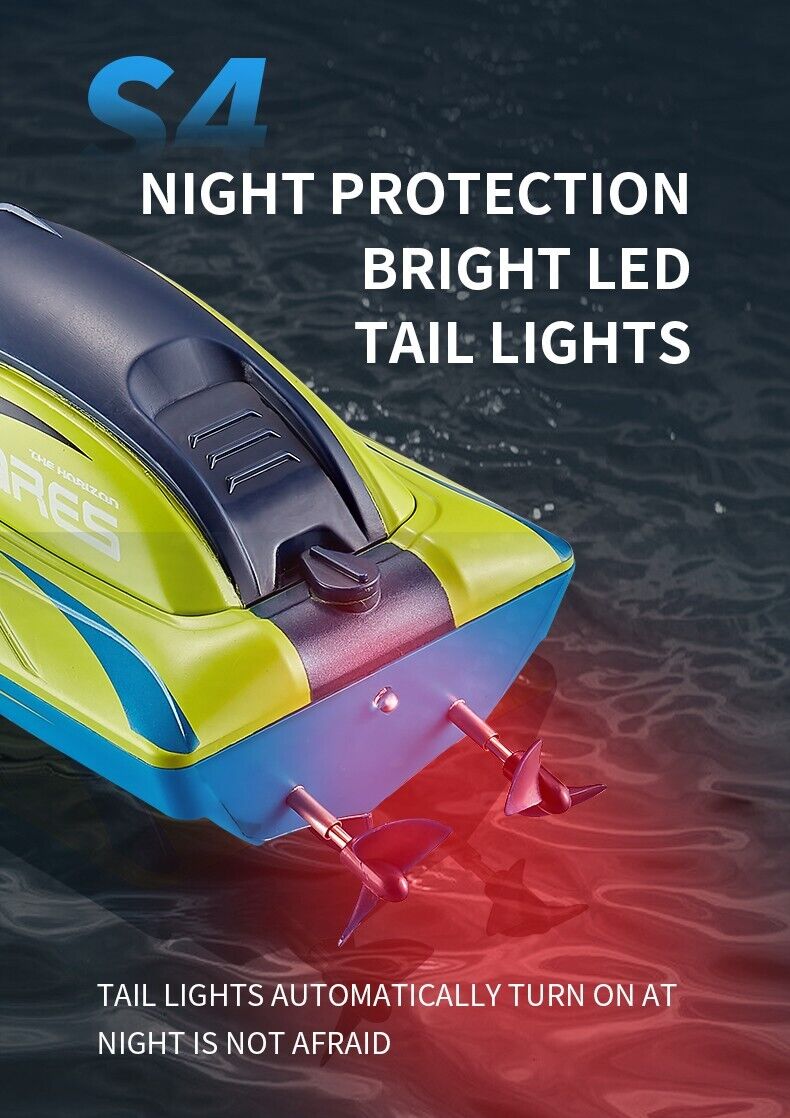 Remote Control Boat S4 Water Speed Boat Charging Waterproof Ship Children Toy