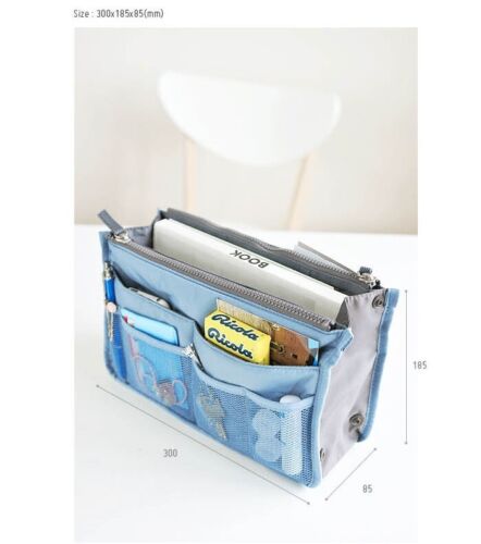 Thickened Multi-function Large Capacity Makeup Bag Toiletry Double Zipper Bag
