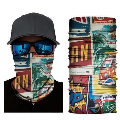 Cycling Camouflage Neck Gaiters Bandanas Fabric Motorcycle Face Masks Sunscreen