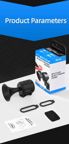 New Ride Equipped With EH-2 Electric Horn Mountain Bike Tram Scooter Bell