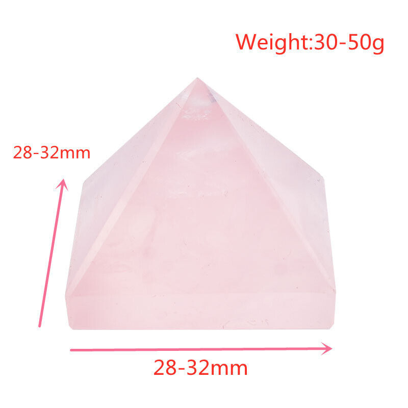 Small Size Natural Stone Crystal Pyramid Energy Gemstone Tower Home Decor Gifts