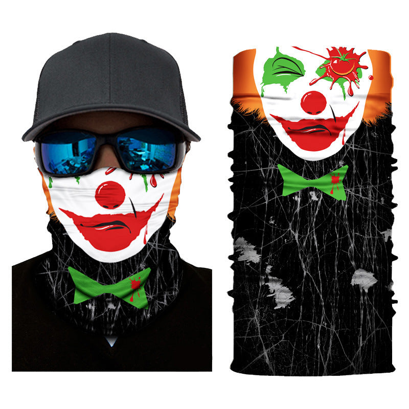 Biker Motorcycle Cycling Face Mask Shield Protective Neck Tube Scarf Headband