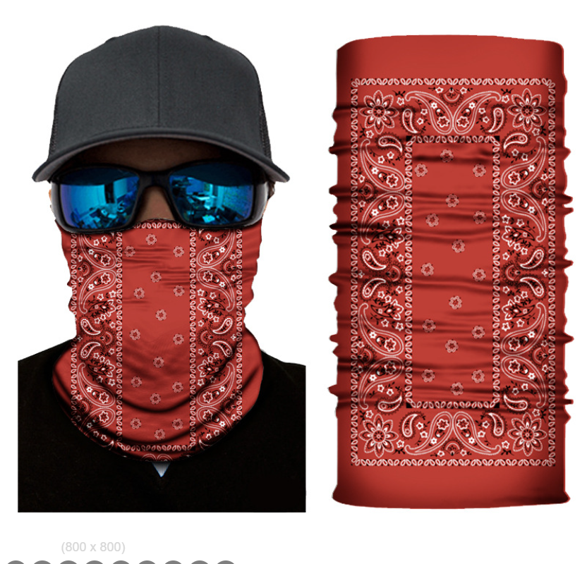 Cycling Camouflage Neck Gaiters Bandanas Fabric Motorcycle Face Masks Sunscreen
