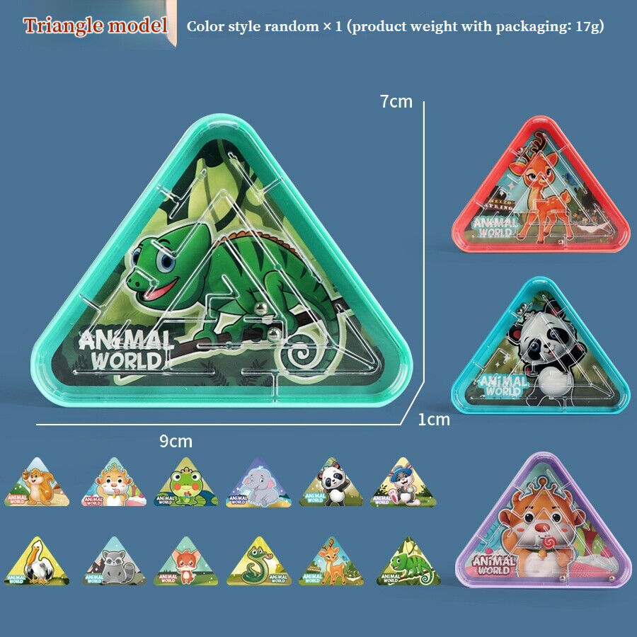 Educational Toys Children's Palm Labyrinth Ball Mini Games Pentagram Animals