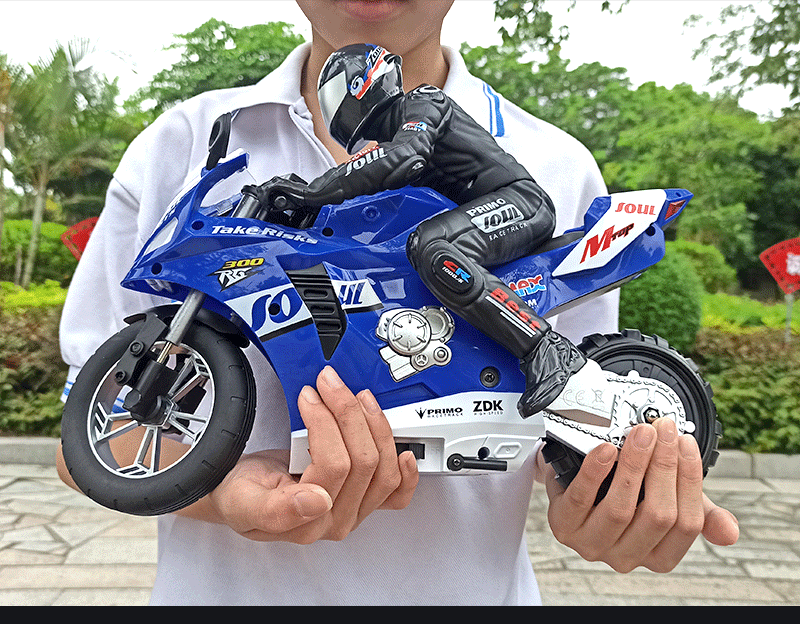 RC Self-Balancing Motorcycle Stunt Stand Remote Control Drift Motorbike Boy Gift