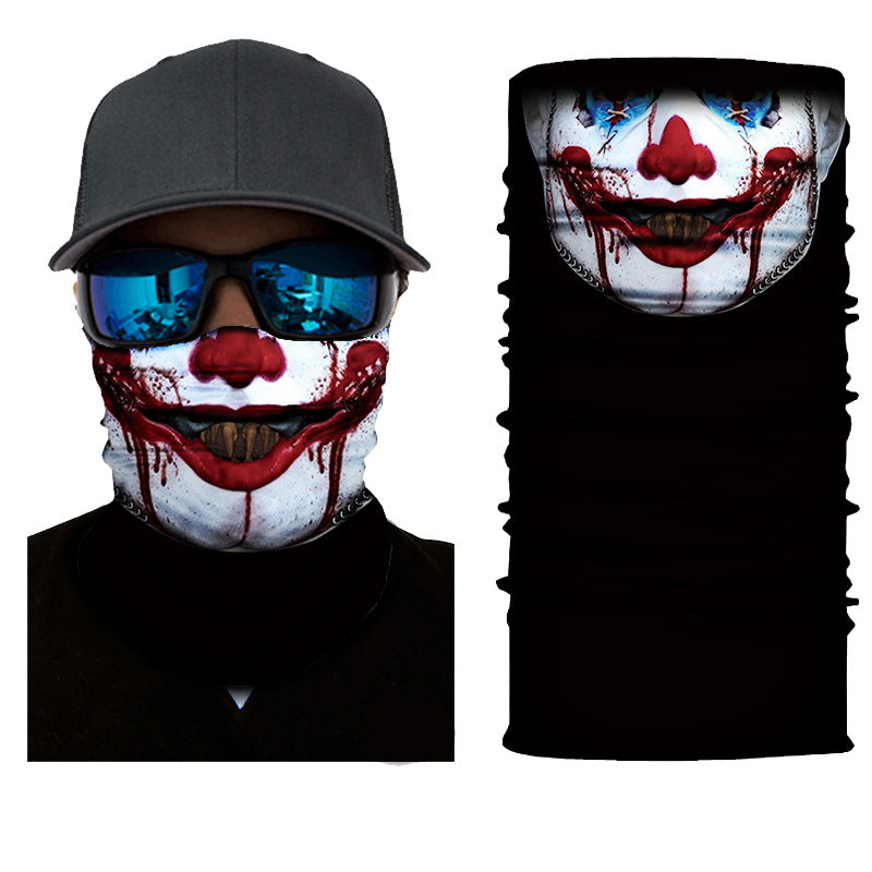 Biker Motorcycle Cycling Face Mask Shield Protective Neck Tube Scarf Headband