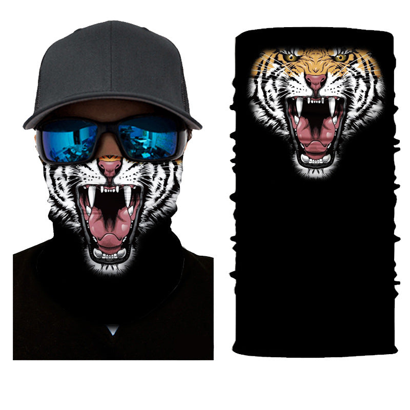 Biker Motorcycle Cycling Face Mask Shield Protective Neck Tube Scarf Headband