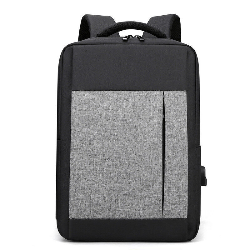Unisex Waterproof Large Capacity Business Travel Bag USB Computer Nylon Backpack