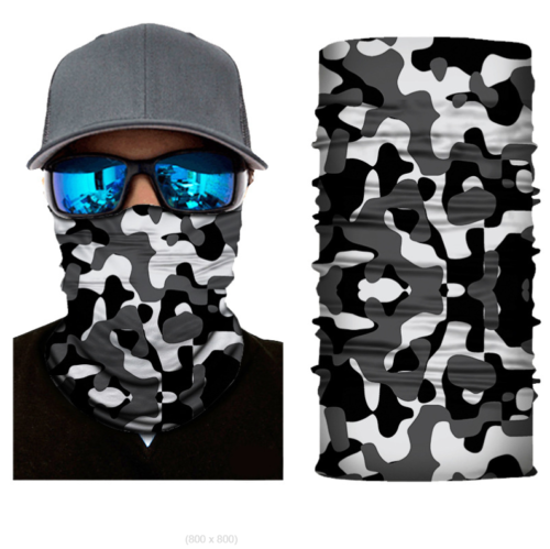 Cycling Camouflage Neck Gaiters Bandanas Fabric Motorcycle Face Masks Sunscreen