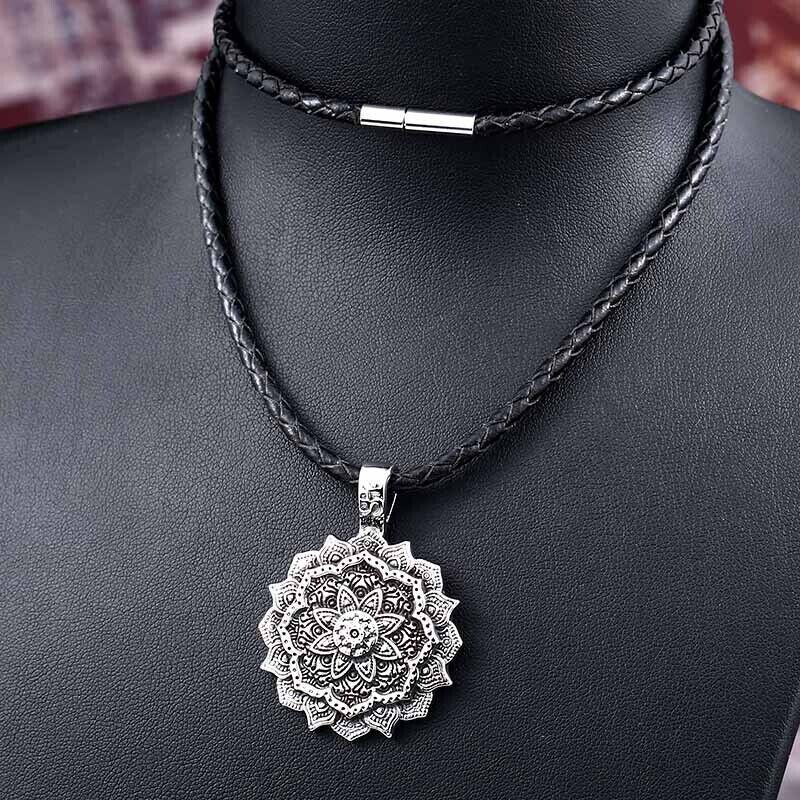 Unisex Mix Theme Stainless Steel Pendant Retro Viking Titanium Punk Necklace