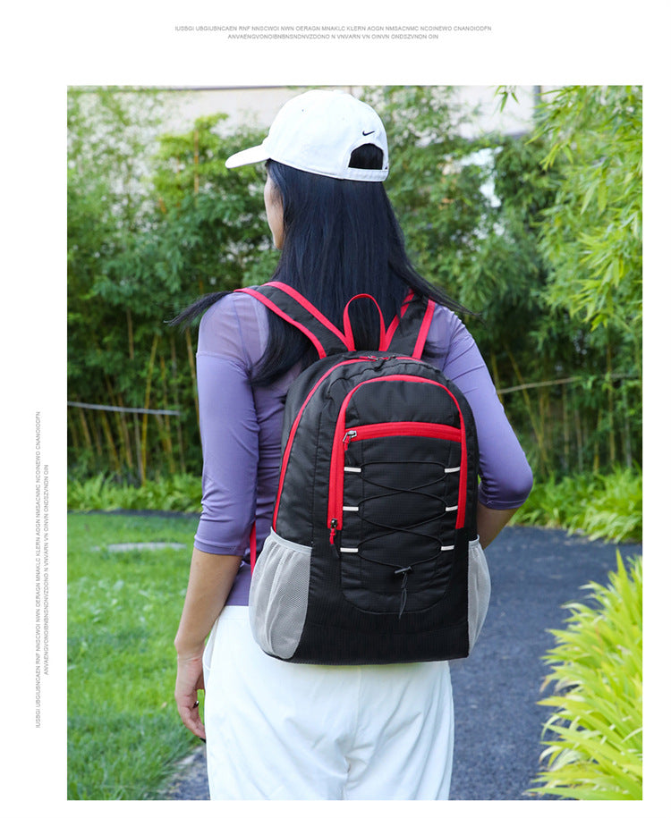 Outdoor Waterproof Light Leisure Folding Mountaineering Hiking Bike Shoulder Bag