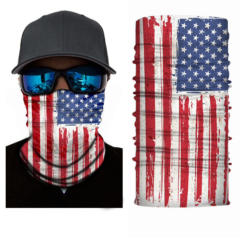 Face Mask Shield Protective Motorcycle Cycling Biker Neck Tube Scarf Headband