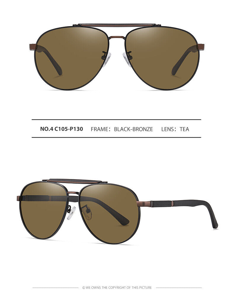 AU Unisex Fashion Anti UV400 Driving Fishing Quality Frame Polarized Sunglasses