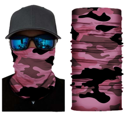 Cycling Camouflage Neck Gaiters Bandanas Fabric Motorcycle Face Masks Sunscreen