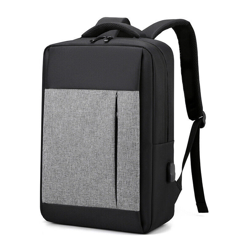 Unisex Waterproof Large Capacity Business Travel Bag USB Computer Nylon Backpack