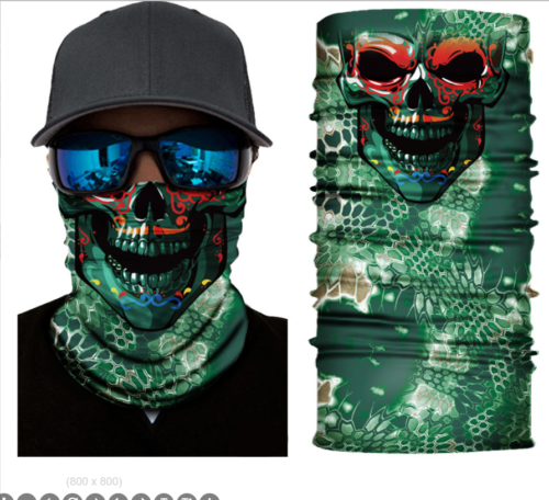 Cycling Camouflage Neck Gaiters Bandanas Fabric Motorcycle Face Masks Sunscreen