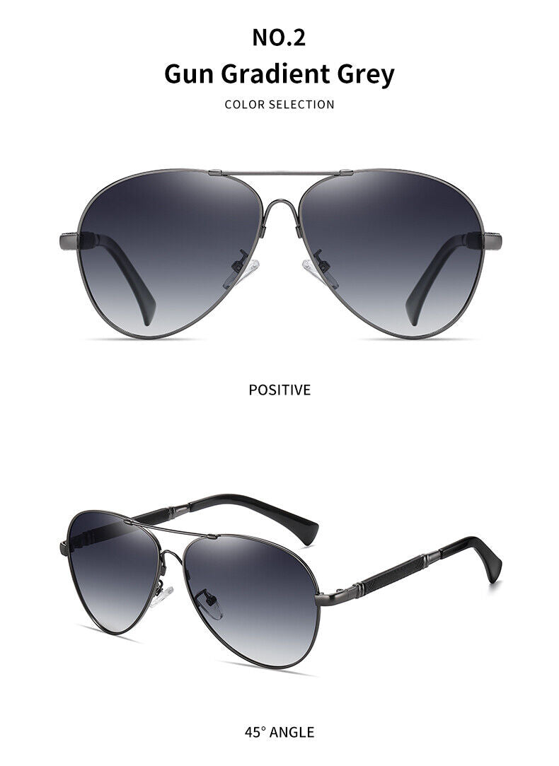 New Trendy frame Unisex polarized Sunglasses Driving Night vision Anti UV400