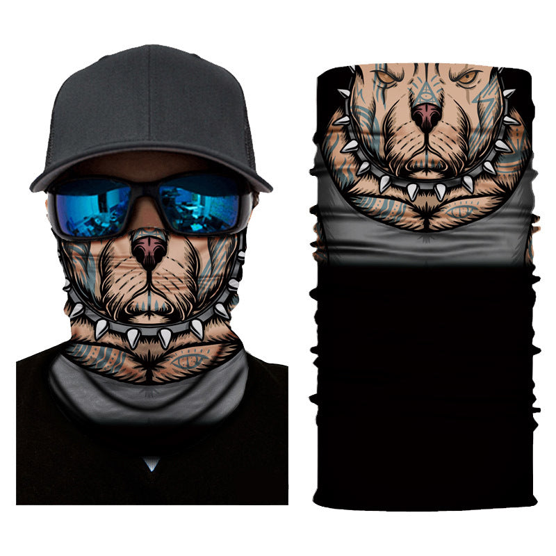 Biker Motorcycle Cycling Face Mask Shield Protective Neck Tube Scarf Headband
