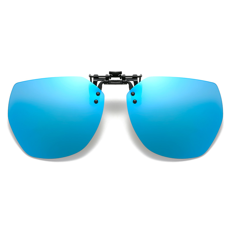 New Unisex Driving Fishing Polarized UV400 Protection Clip On Flip Up Sunglasses