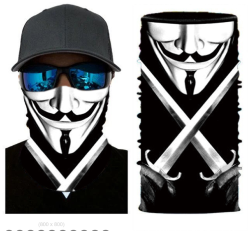 Cycling Camouflage Neck Gaiters Bandanas Fabric Motorcycle Face Masks Sunscreen