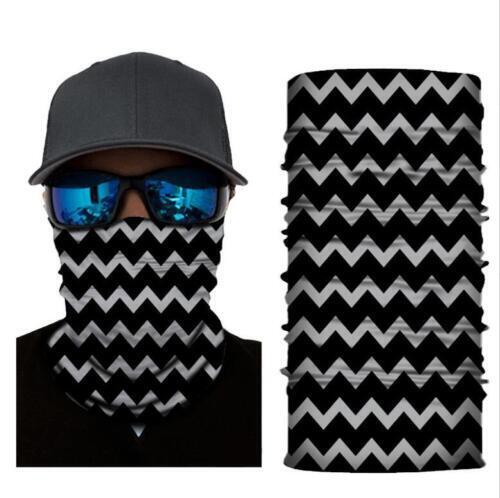 Cycling Camouflage Neck Gaiters Bandanas Fabric Motorcycle Face Masks Sunscreen
