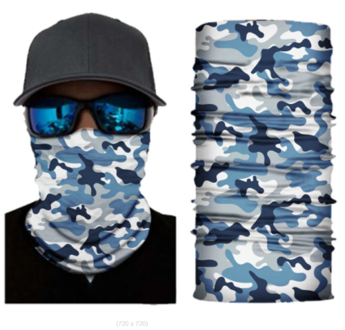 Cycling Camouflage Neck Gaiters Bandanas Fabric Motorcycle Face Masks Sunscreen