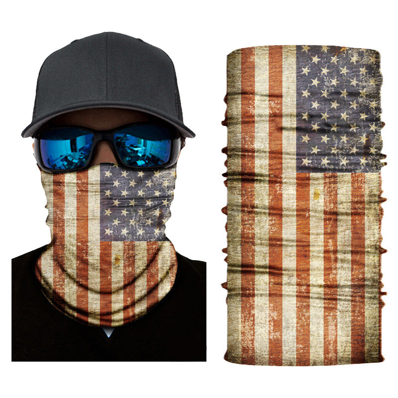 Camouflage Neck Gaiters Bandanas Fabric Cycling Motorcycle Fashion Face Masks
