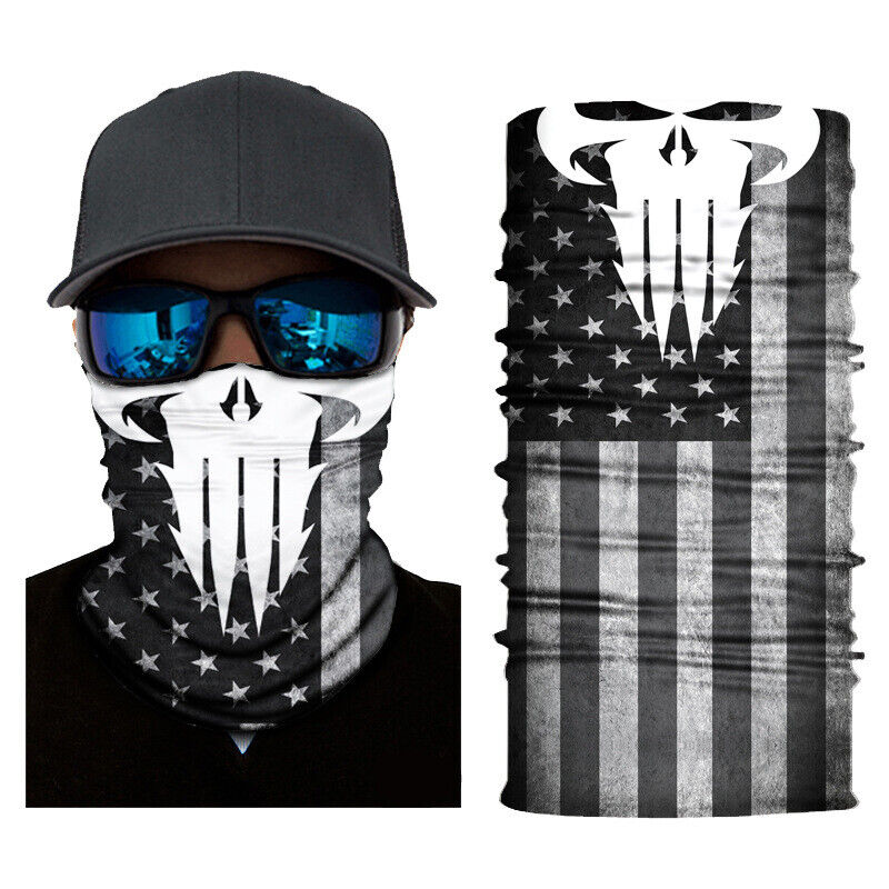 Face Mask Shield Protective Motorcycle Cycling Biker Neck Tube Scarf Headband