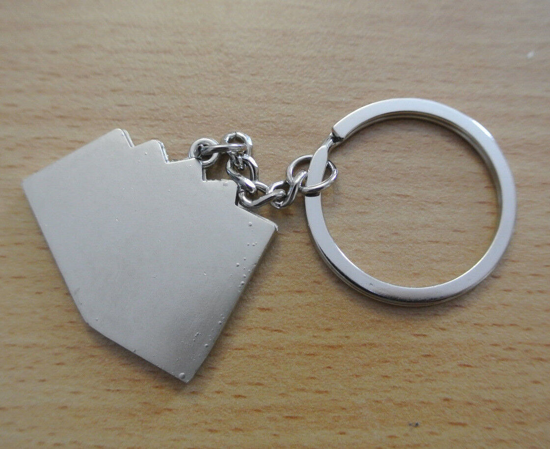 Gift Novelty Steel Alloy Keychain Ring Keyring Pendant Key Fob Funny Photo Frame