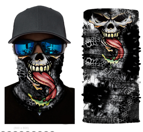 Cycling Camouflage Neck Gaiters Bandanas Fabric Motorcycle Face Masks Sunscreen