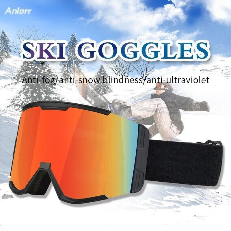 Unisex Fashion Windproof UV Protection Outdoor Ski Adults Multicoloured Goggles