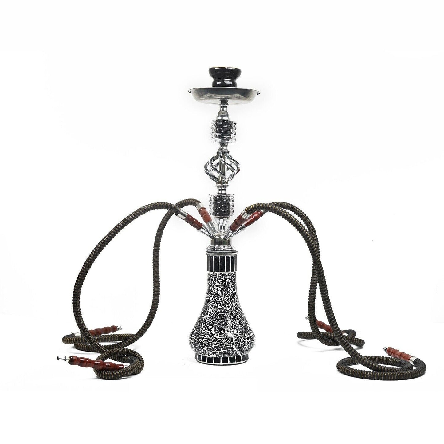 Traditional Collectible Gift Premium Glass Eagle Shisha Hookah Complete Set