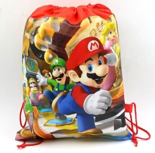 New Cartoon Kids Backpack Drawstring Bag Anime Non-Woven Drawstring Bag