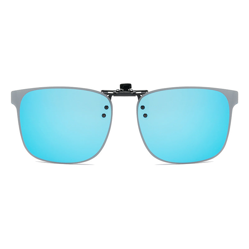 Unisex Fashion Polarized Flip-up Clip-on Lenses For Myopic Glasses Multicolour