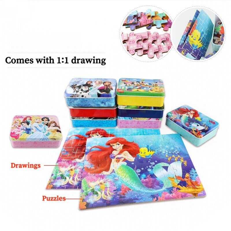 60 Pieces Jigsaw Puzzles Cartoon Frozen Puzzle Pieces Best Kids Gifts Toy