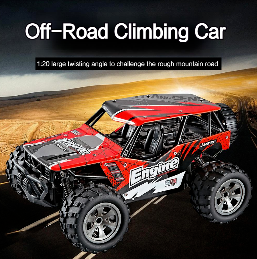 High Speed Off Road 1:18 2.4GHz Vehicle Remote Control Electric Car Toy Boy Gift
