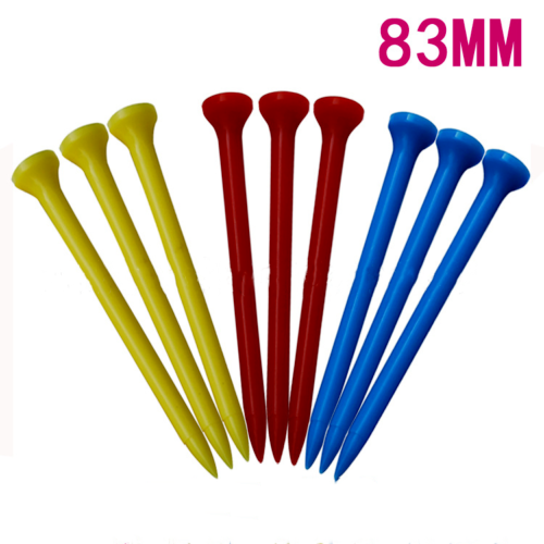New Multi-Color High-Quality Plastic Tees Golf Tees 83MM Golf Brackets 30pcs