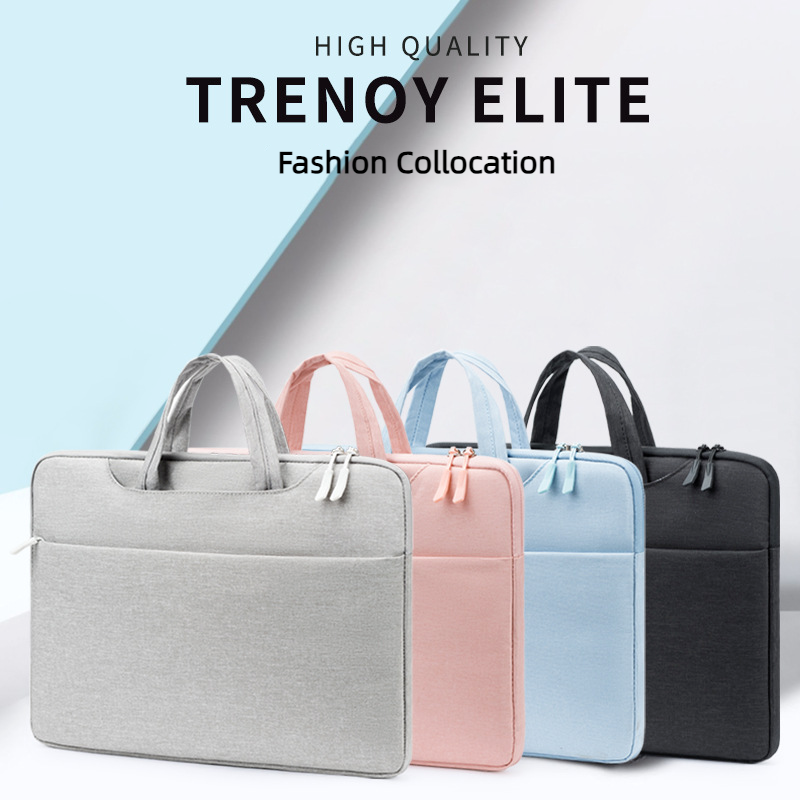 Unisex Lightweight Large Capacity Laptop Bag Travel Waterproof Briefcase 4 Color