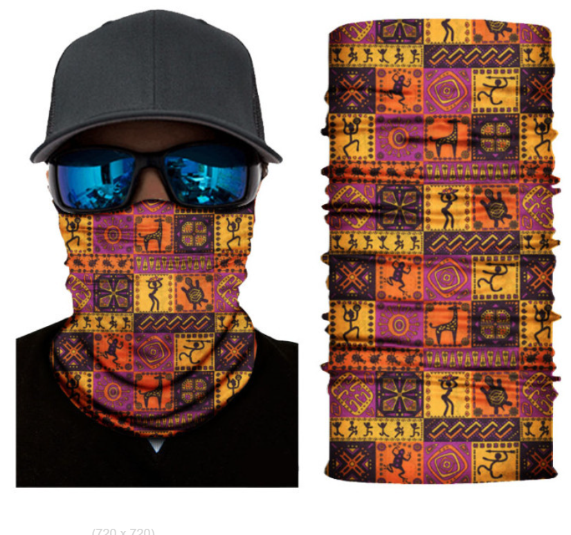 Cycling Camouflage Neck Gaiters Bandanas Fabric Motorcycle Face Masks Sunscreen