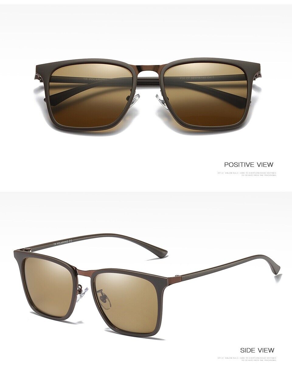 Unisex Anti UV400 Polarized Cool Sport Driving Fishing Eyewear Frame Sunglasses