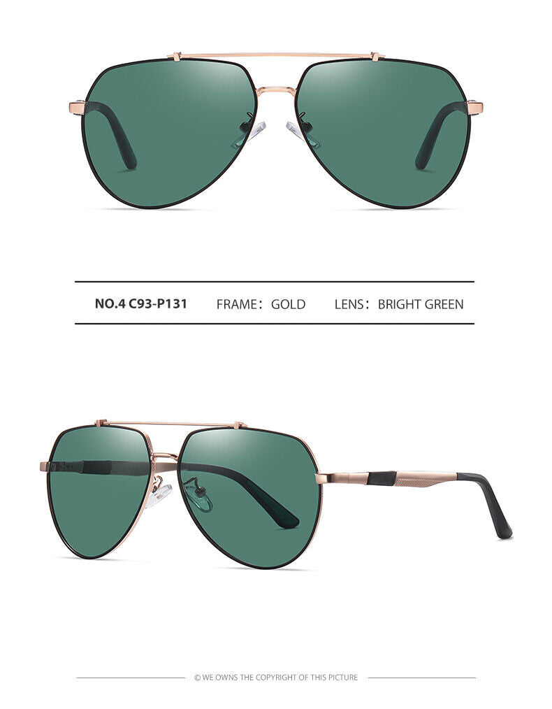 New Unisex Fashion Frame Anti UV400 Polarized Driving Fishing Sunglasses