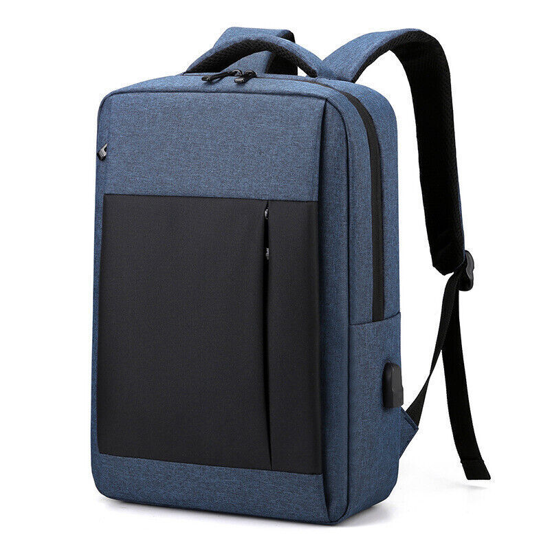 Unisex Waterproof Large Capacity Business Travel Bag USB Computer Nylon Backpack