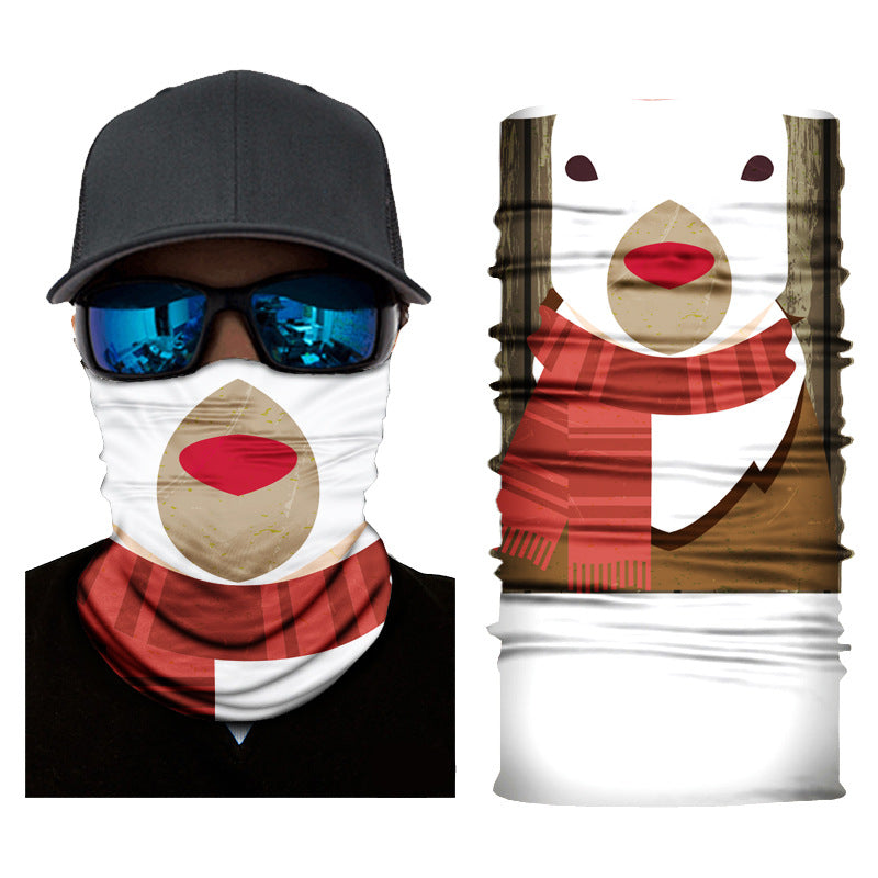 Biker Motorcycle Cycling Face Mask Shield Protective Neck Tube Scarf Headband