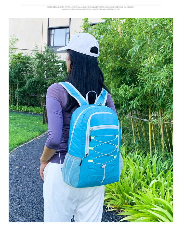 Outdoor Waterproof Light Leisure Folding Mountaineering Hiking Bike Shoulder Bag