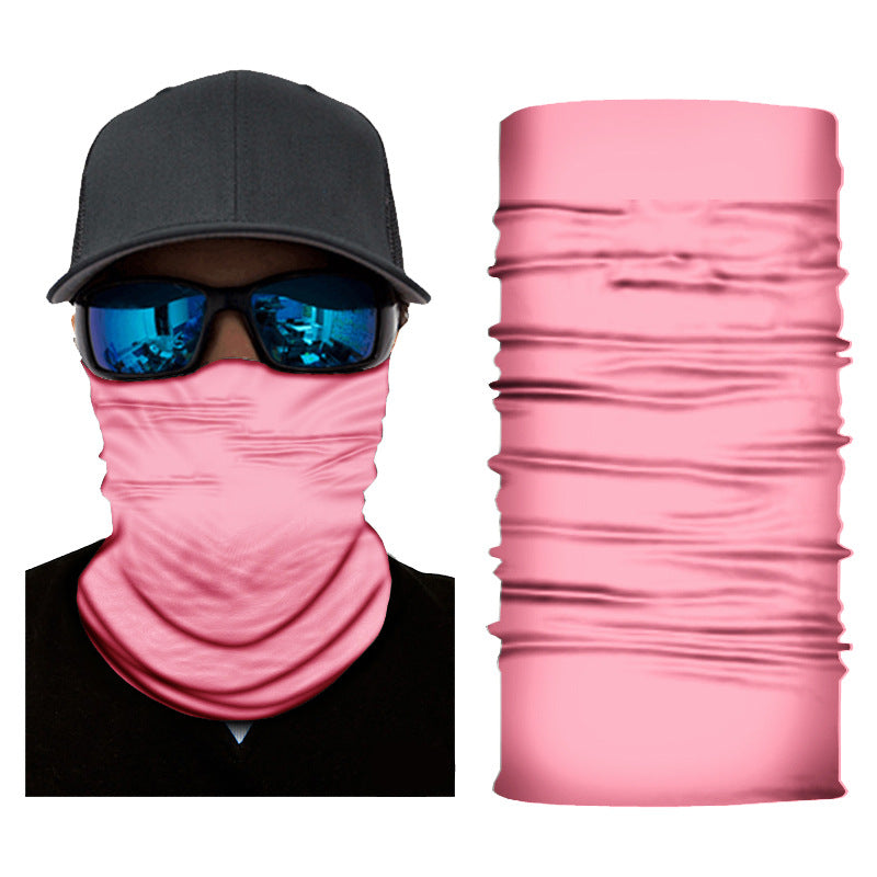Pure Colour Gradient Series Sunscreen Cycling Neckerchief Bandanas Fabric Mask