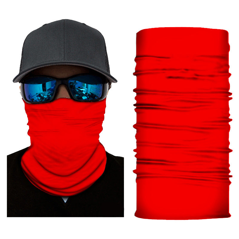Pure Colour Gradient Series Sunscreen Cycling Neckerchief Bandanas Fabric Mask