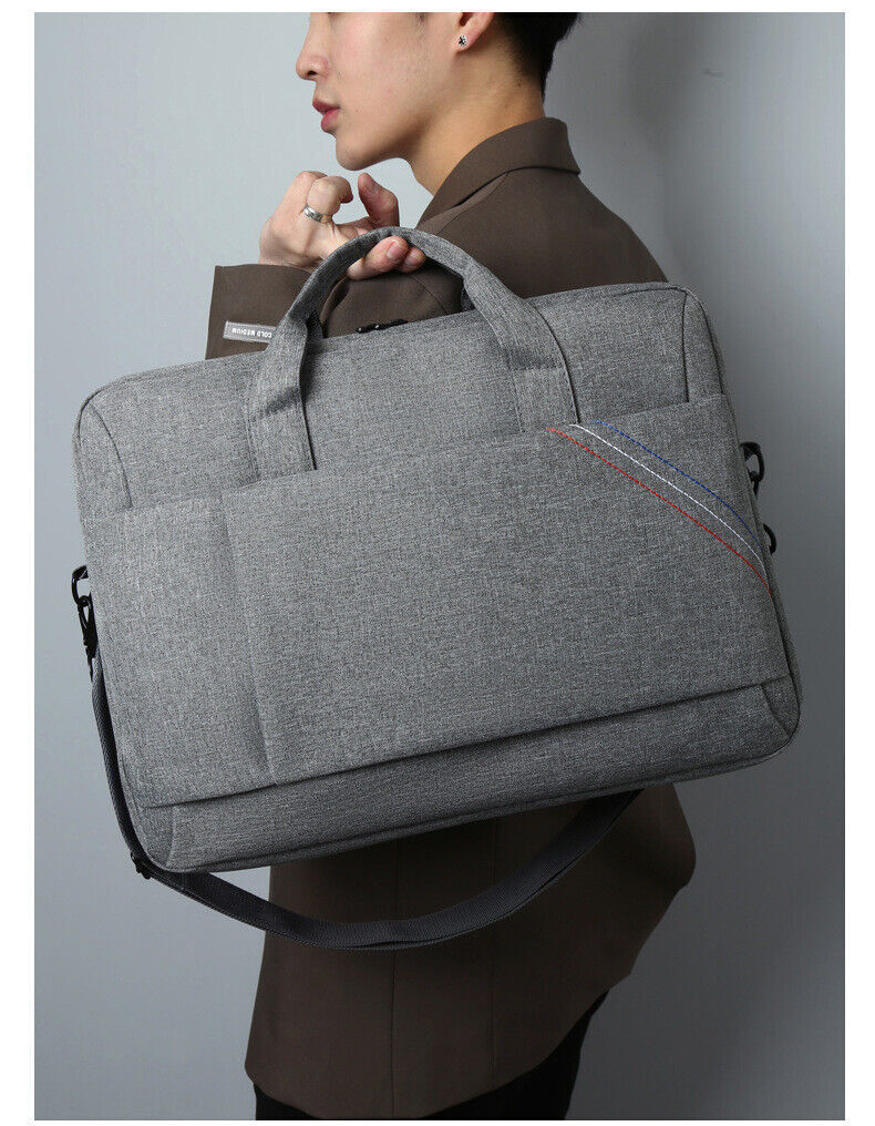 Unisex Lightweigh Large Capacity Oxford Cloth Shoulder Computer Bag Briefcase